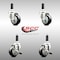 Service Caster 3 Inch 316SS Black Poly Swivel 3/4 Inch Expanding Stem Caster Brake SCC, 2PK SS316EX20S314-PPUB-BLK-2-TLB-2-34 - alternate 4
